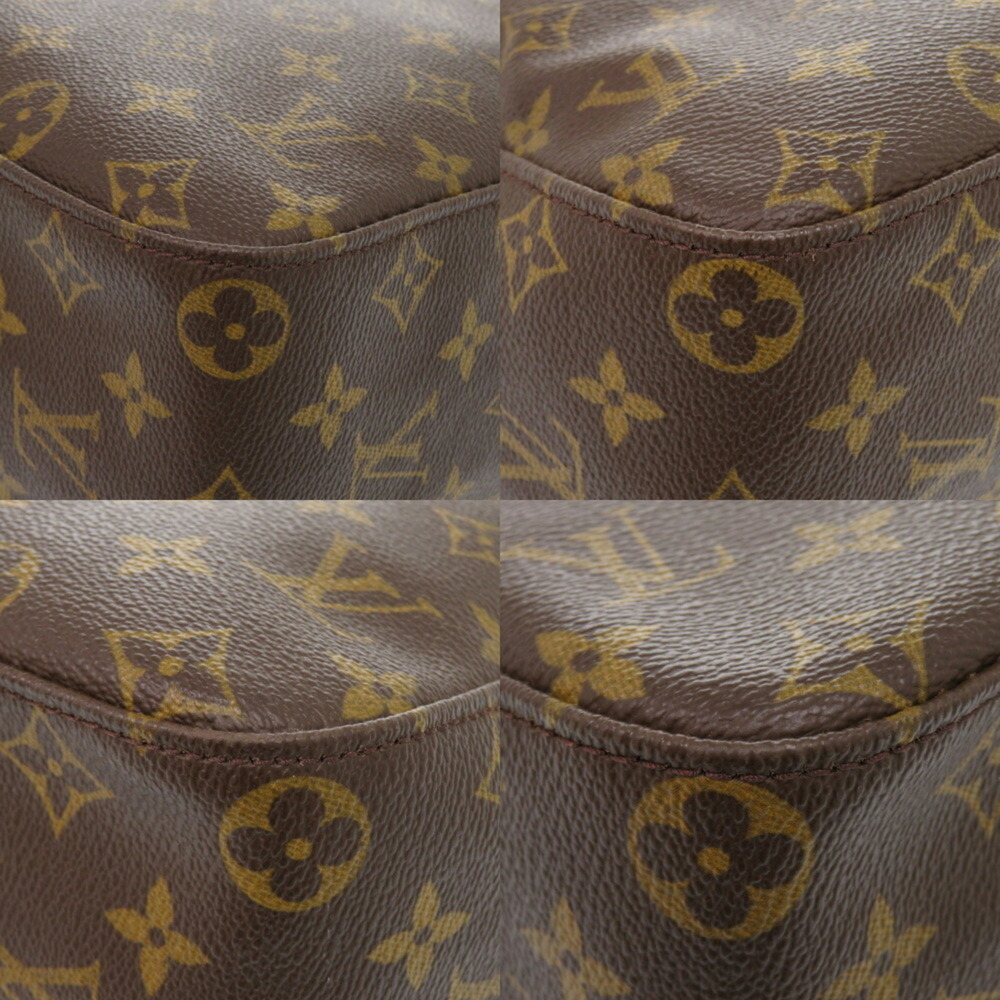 LOUIS VUITTON Authentic Brown Monogram Looping GM Shoulder Bag - Picture 5 of 11